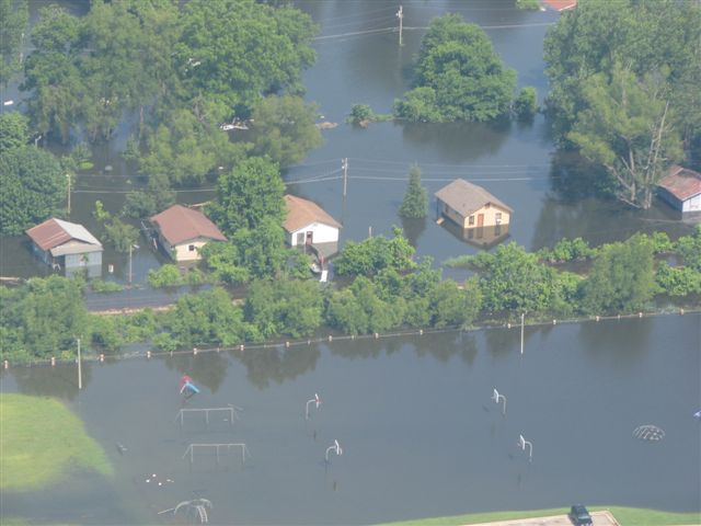 The Mississippi River crested at 57.1 feet in Vicksburg on May 19, 2011.